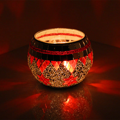 Mosaic Tea Light Holder