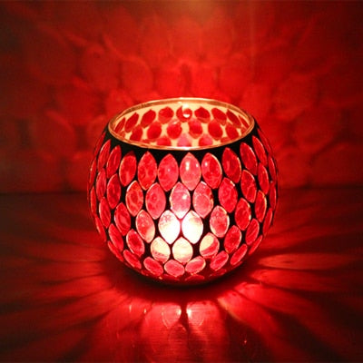 Mosaic Tea Light Holder