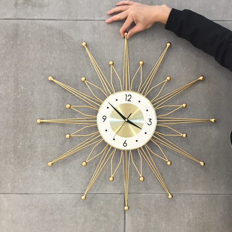 Golden Crown Wall Clock