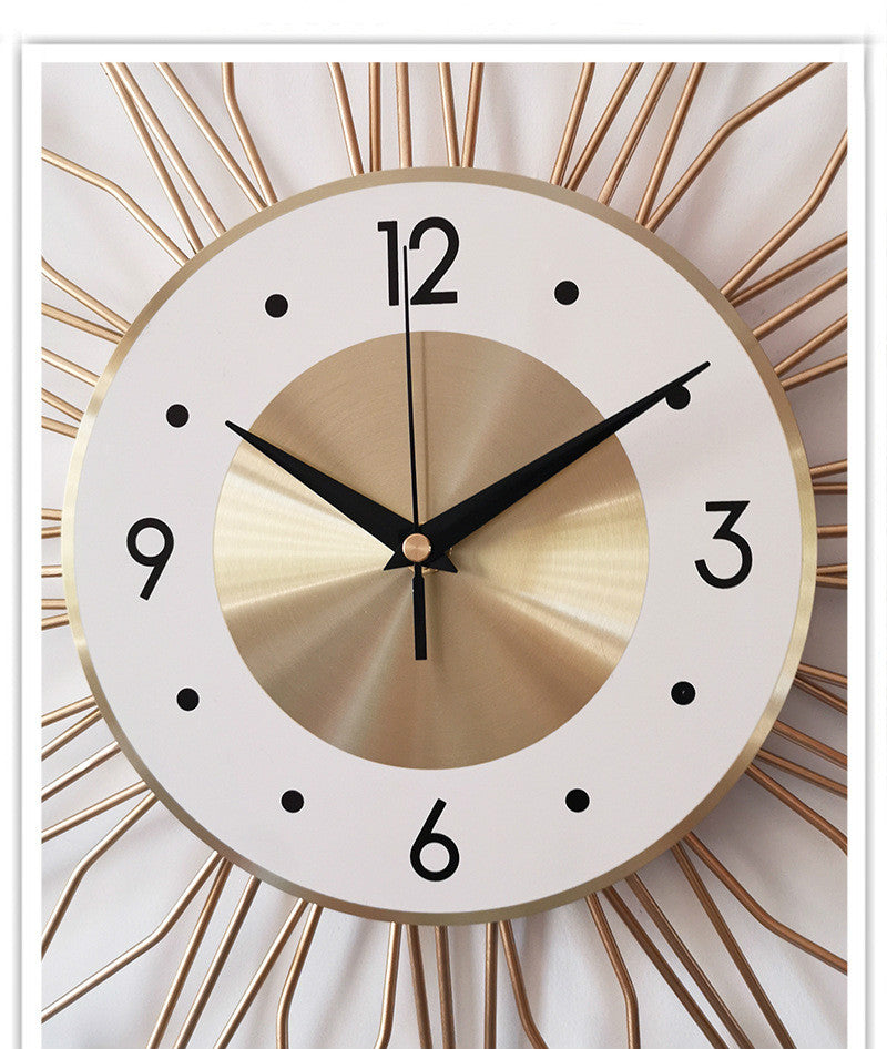 Golden Crown Wall Clock