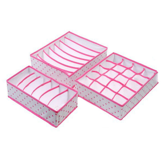 3 Piece Polka Dot Bedroom Organiser