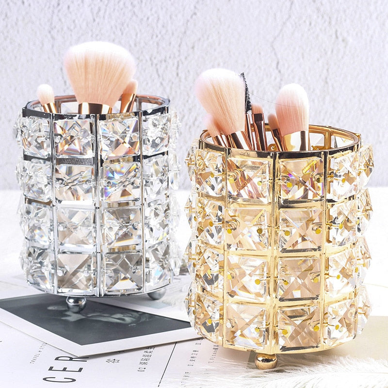 Crystal Make-up Brush Holder