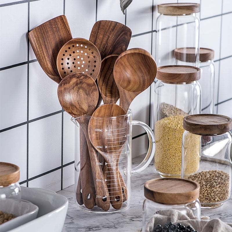 Natural Kitchen Utensil Set