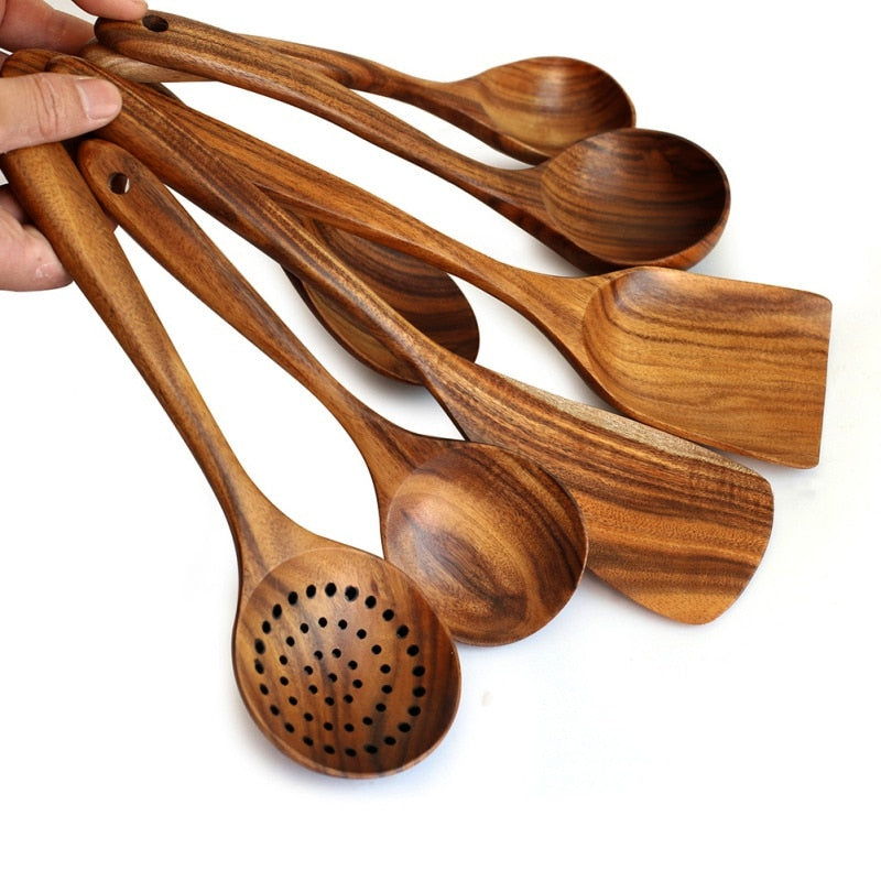 Natural Kitchen Utensil Set