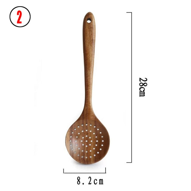 Natural Kitchen Utensil Set