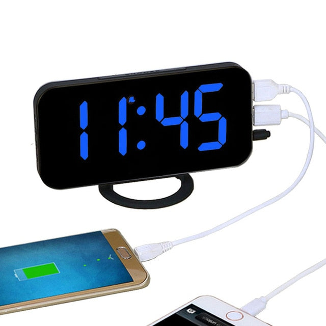 Electronic Charging LED Alarm Clock