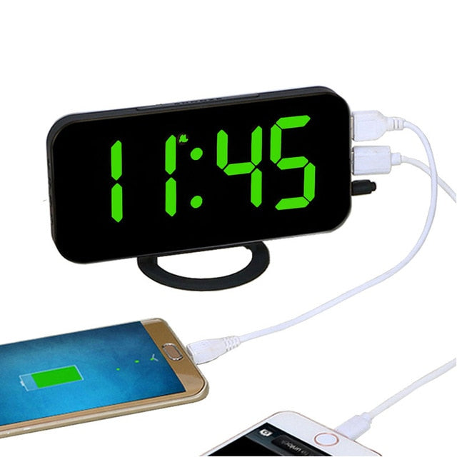 Electronic Charging LED Alarm Clock