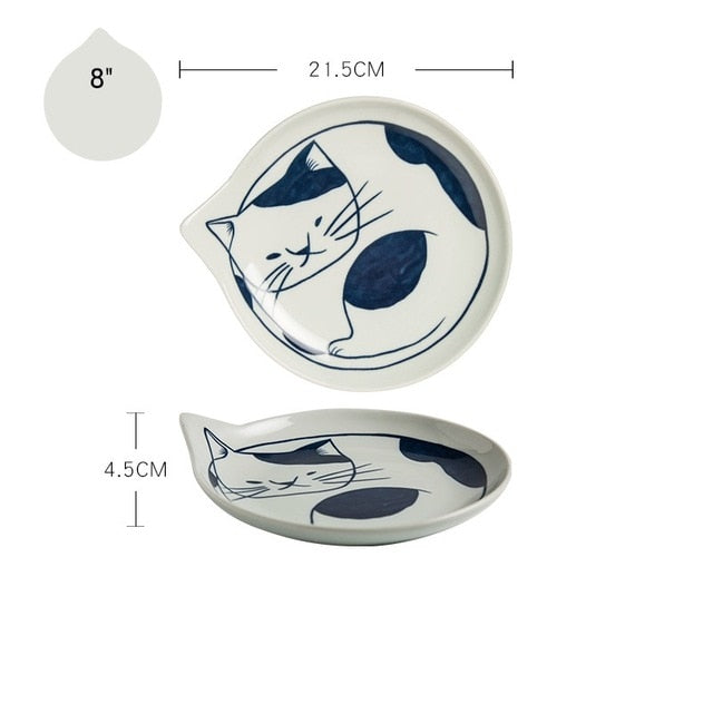 Japanese Tear Drop Plates