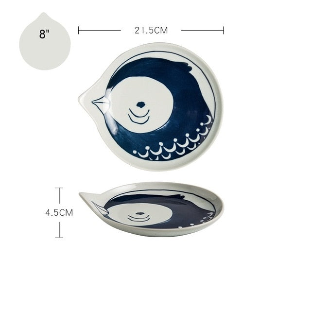 Japanese Tear Drop Plates