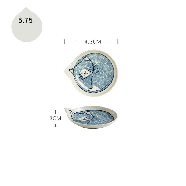 Japanese Tear Drop Plates