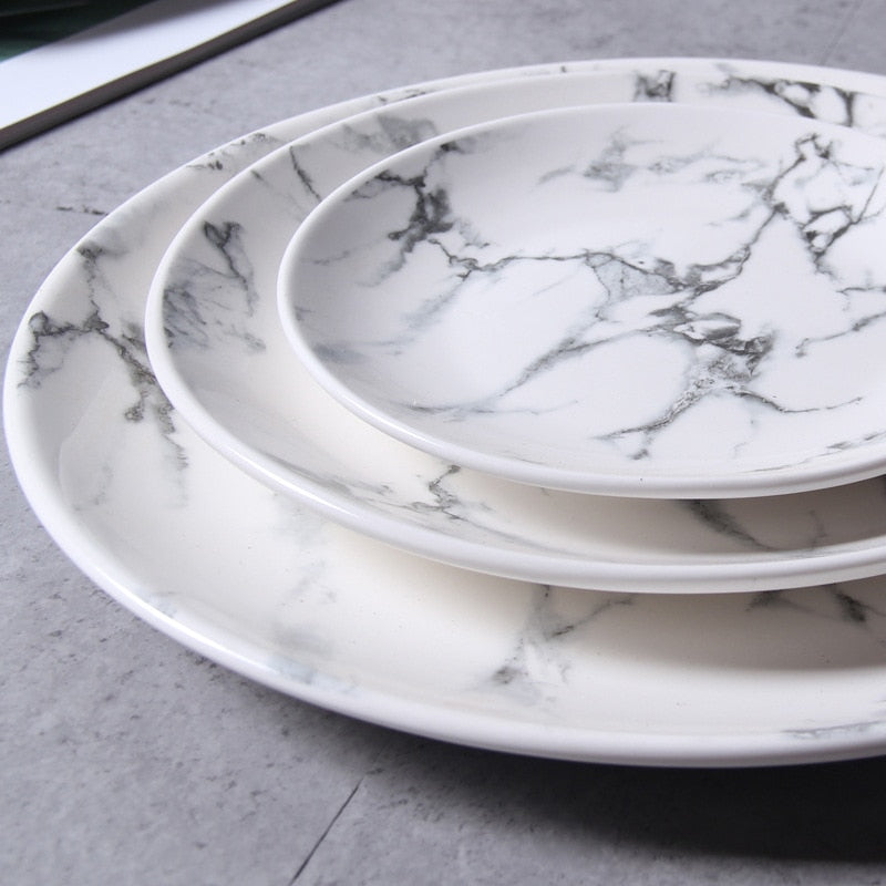 Marbled Servingware