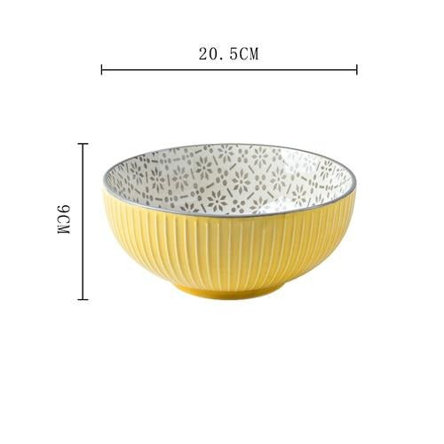 Ceramic Embossed Serving Dish