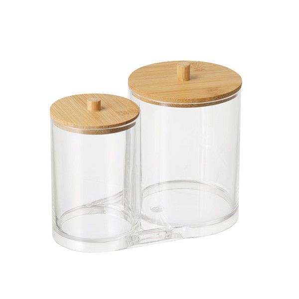 Wooden Lid Vanity Containers