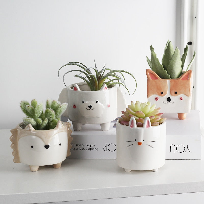 Cartoon Animal Planters