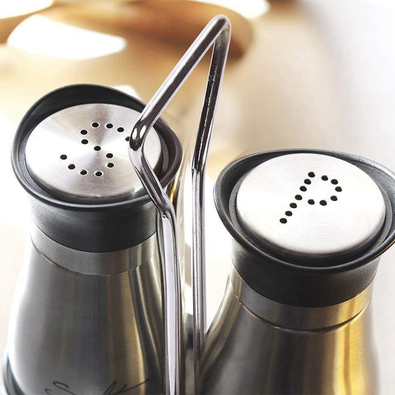 Stainless Steel Salt &amp; Pepper Shaker Set