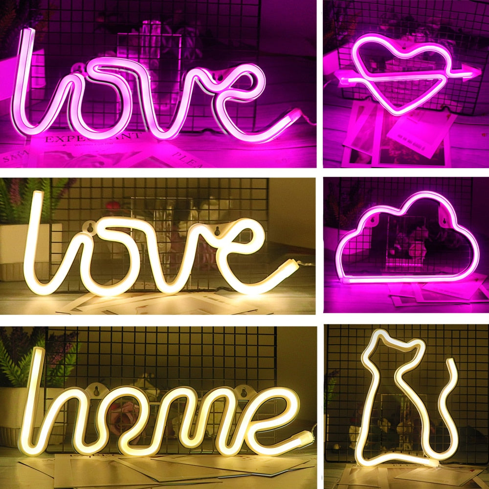 Neon Lights - Love Collection