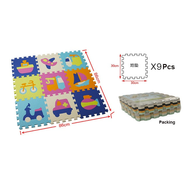 Puzzle Floor Mat - Design