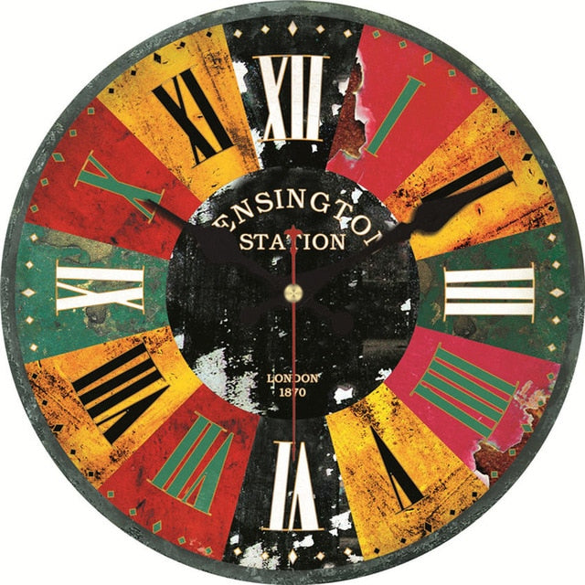 Roman Numeral Vintage Wall Clocks