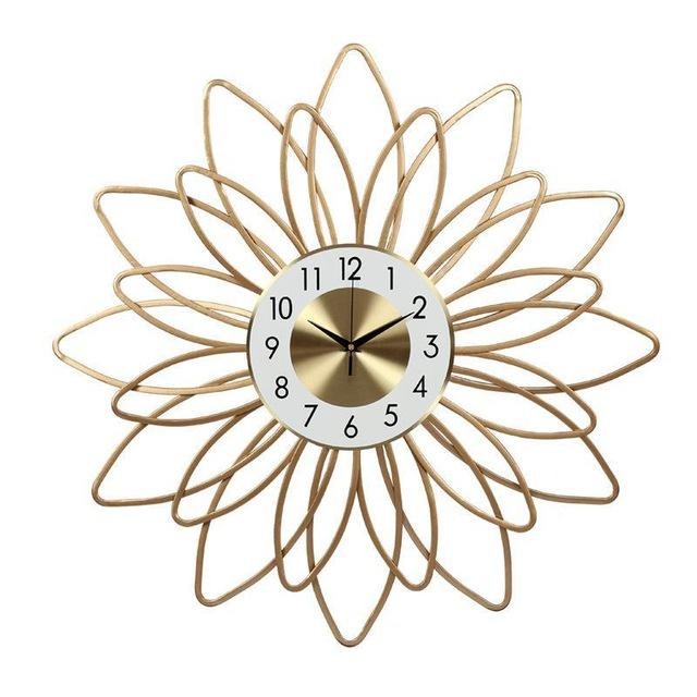 Iron Flower Wall Clock