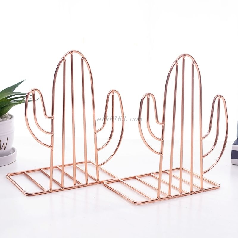 Metallic 2 Piece Book Ends