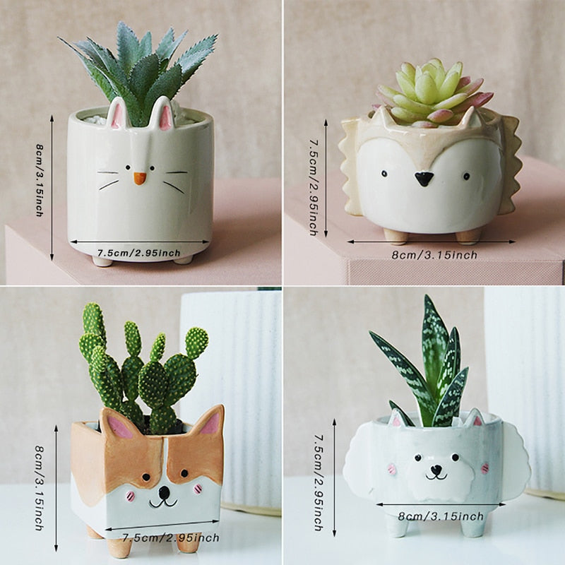 Cartoon Animal Planters