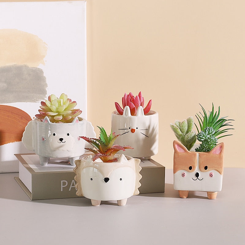 Cartoon Animal Planters