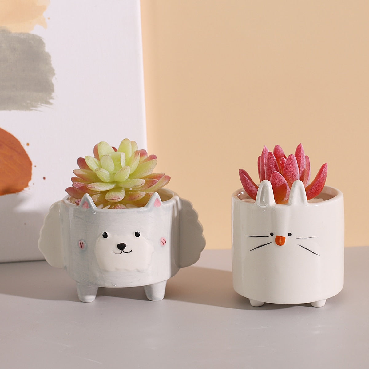 Cartoon Animal Planters