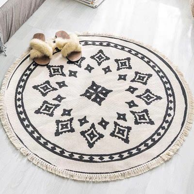 Round Bohemian Rug