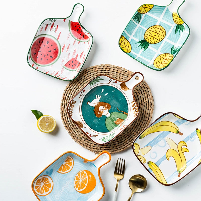 Summer Print Ceramic Baking Pans