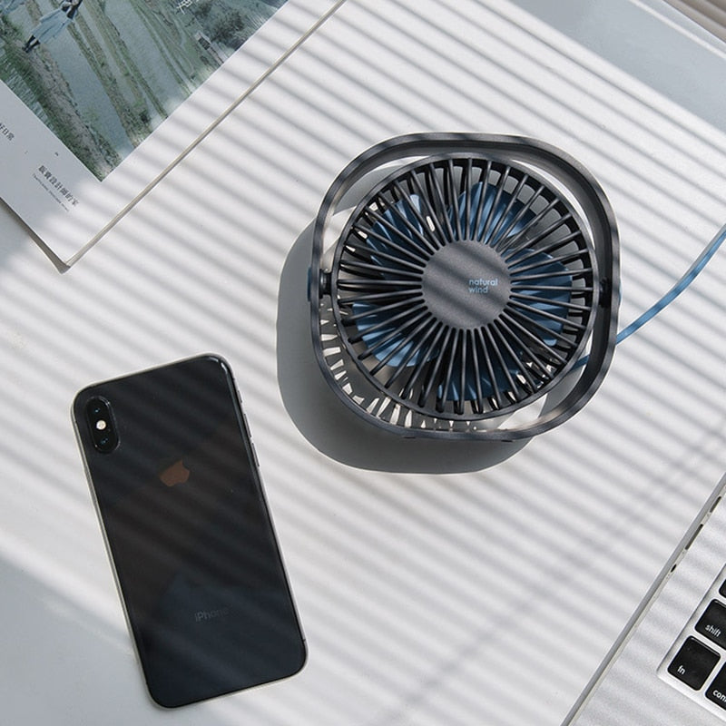 USB Mini Desk Fan