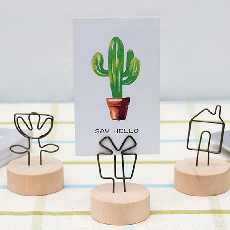 Wooden Memo Clips