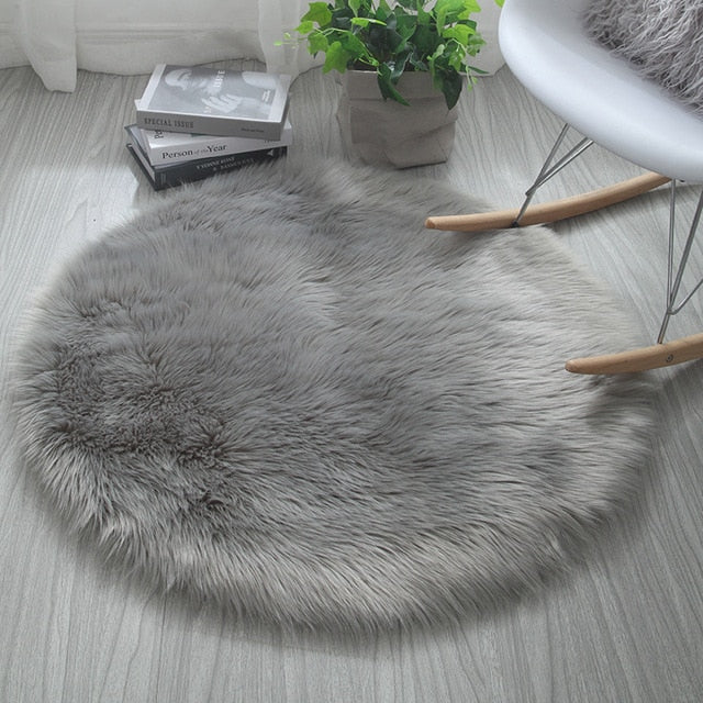 Faux Fur Fluffy Rug