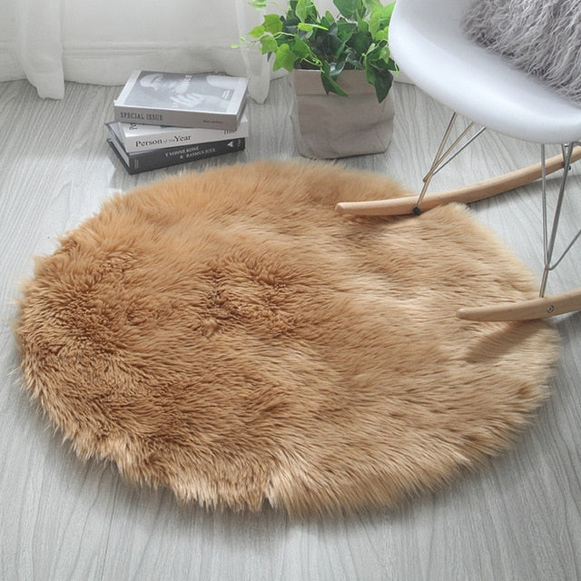 Faux Fur Fluffy Rug