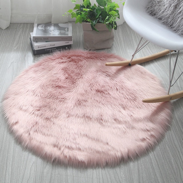 Faux Fur Fluffy Rug