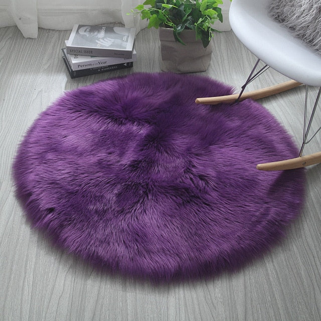 Faux Fur Fluffy Rug