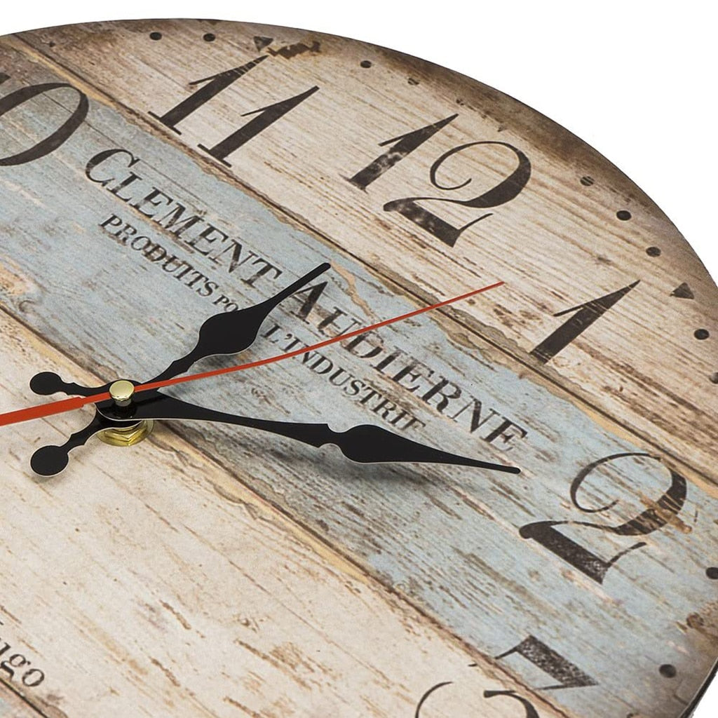 Wooden Style Wall Clock