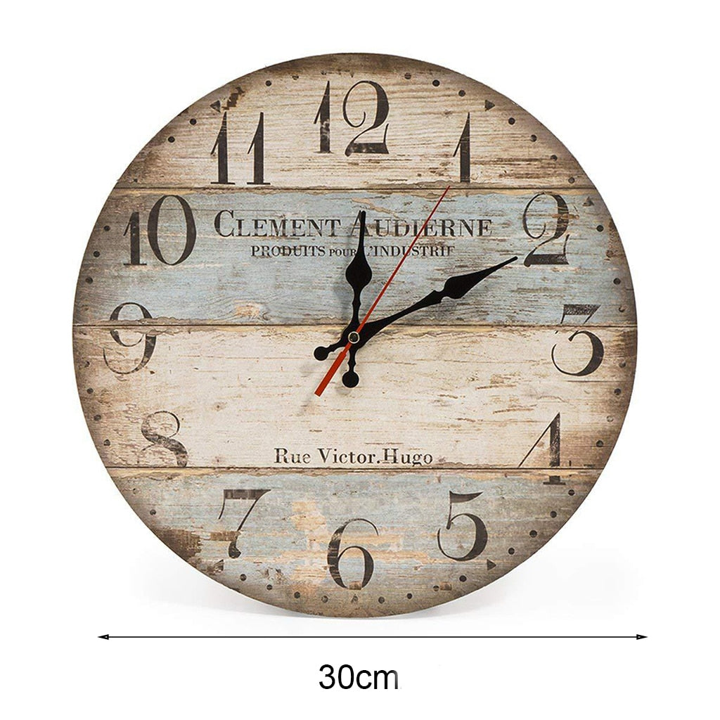 Wooden Style Wall Clock