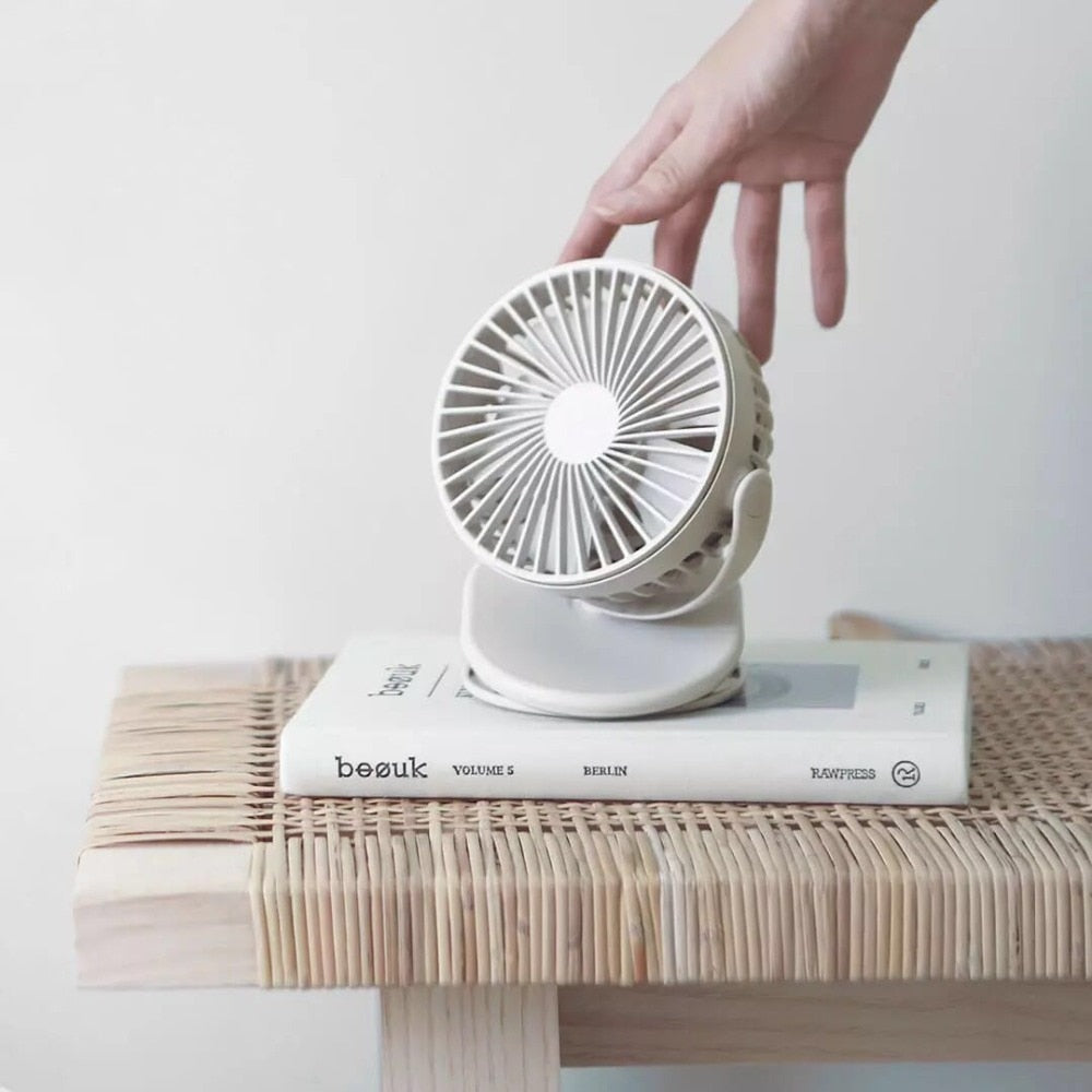 Clip-on Rechargeable Fan