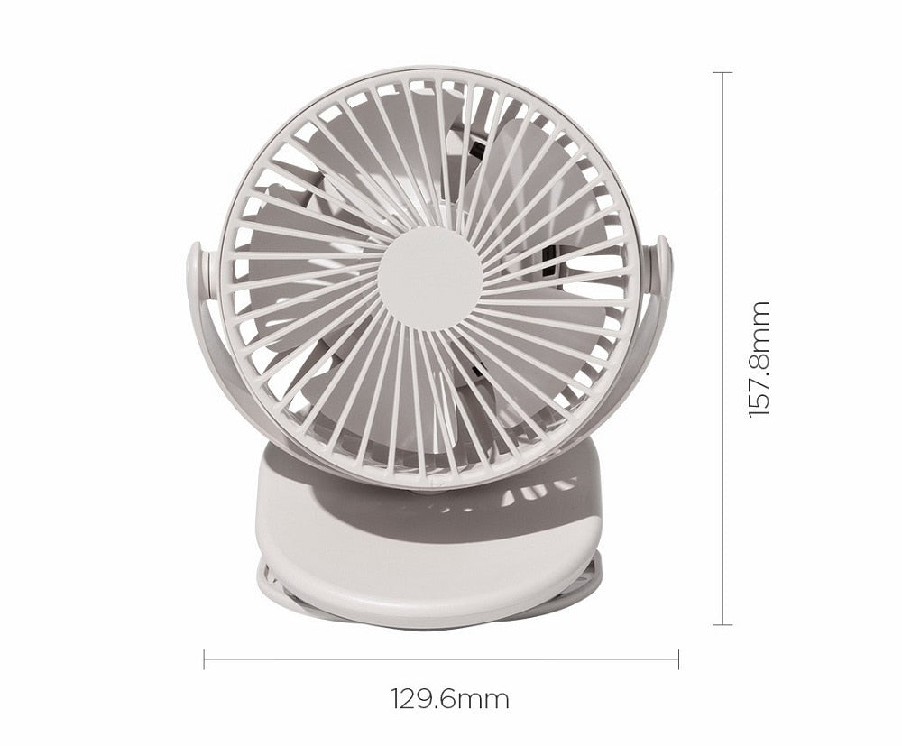 Clip-on Rechargeable Fan