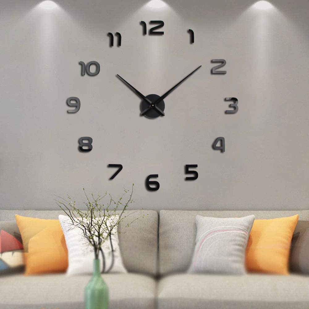 DIY Mirror Wall Clock