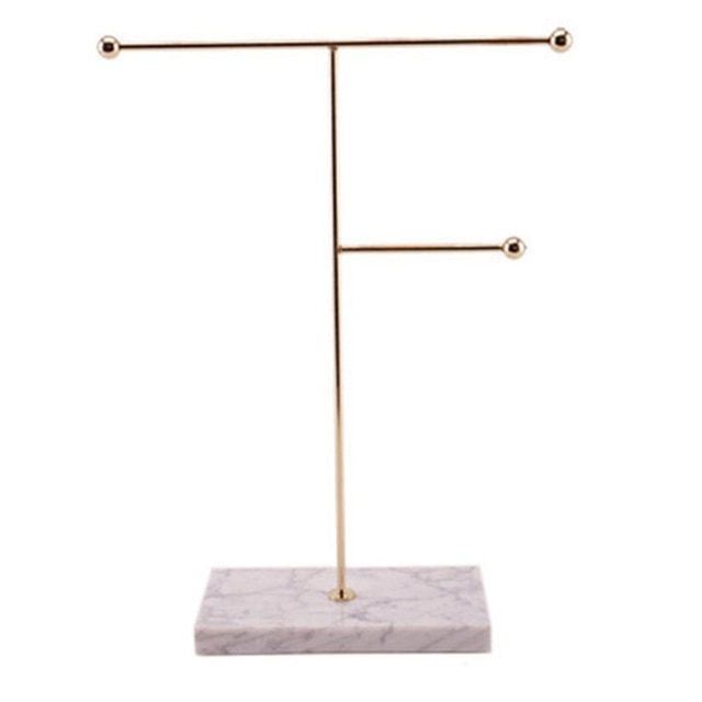 Marble Base Jewellery Stand