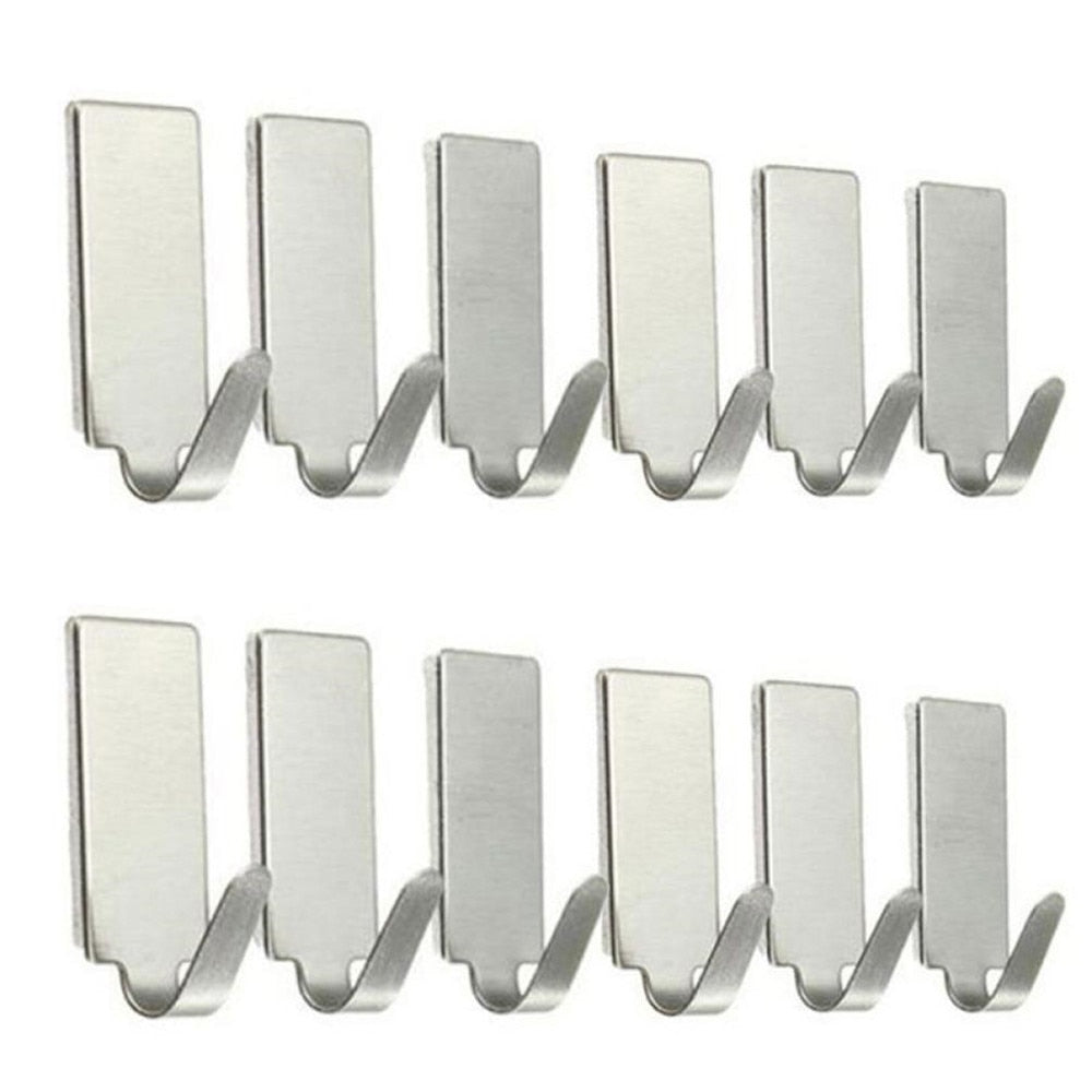 Self Adhesive Stainless Steel Hooks