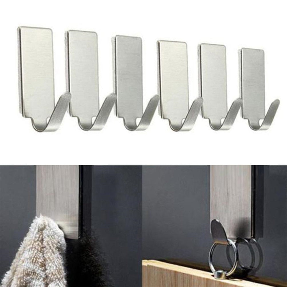 Self Adhesive Stainless Steel Hooks