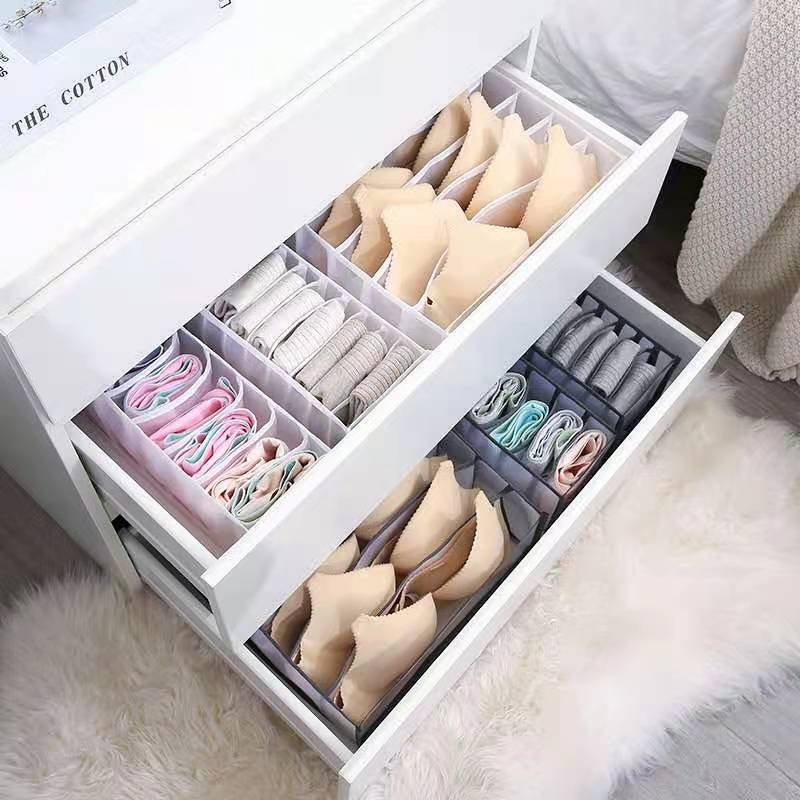 3 Piece Bedroom Storage Organiser (bras, underwear and more)