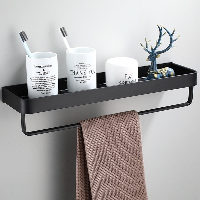 Black Wall Mount Shelf