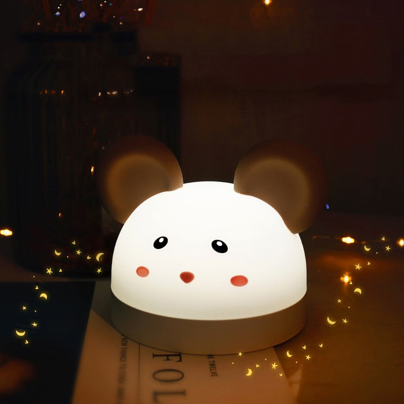 Mouse LED Night Light and Alarm Clock