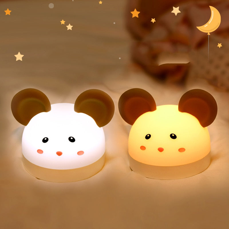 Mouse LED Night Light and Alarm Clock