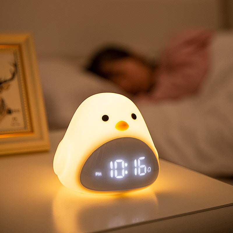 Penguin LED Night Light and Alarm Clock