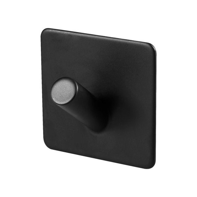 Black/Silver Adhesive Hooks