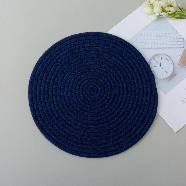 Woven/Braided Placemat and Coasters